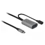 Cavo USB DeLOCK 85391 USB 3.2 Gen 1 5 m USB-A USB-C nero grigio