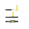 Attrezzo di inserimento per set guaina per cavi DeLOCK, 4 pezzi, giallo, plastica