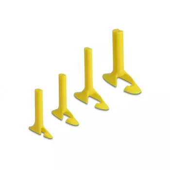 Attrezzo di inserimento per set guaina per cavi DeLOCK, 4 pezzi, giallo, plastica