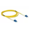 Cavo in fibra ottica DeLOCK 3m LC-LC