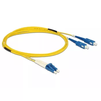 Cavo in fibra ottica DeLOCK 84610 2m LC SC giallo