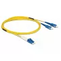 Cavo in fibra ottica DeLOCK 84610 2m LC SC giallo