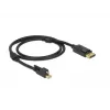Cavo DisplayPort DeLOCK 83721 Mini DisplayPort 1m nero