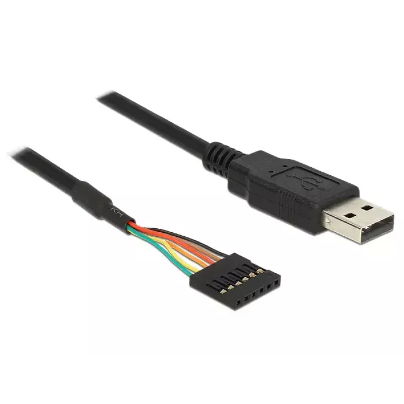 Cavo USB DeLOCK 1,8 m USB2.0-A/TTL 6 poli nero