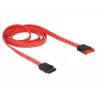 Cavo SATA DeLOCK 83956 1 m SATA 7 poli nero rosso