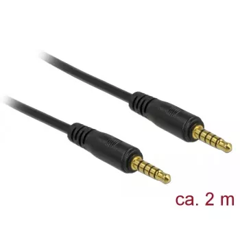 Cavo audio DeLOCK 85697 2m 3.5mm nero