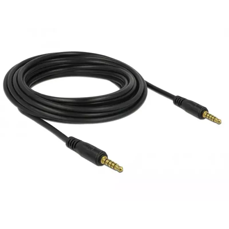 Cavo audio DeLOCK 85699 5m 3,5mm nero