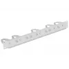 DeLock 43346 Pannello gestione cavi per rack da 19 pollici, 1U, grigio chiaro RAL 7035