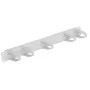 DeLock 43346 Pannello gestione cavi per rack da 19 pollici, 1U, grigio chiaro RAL 7035