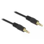 Cavo audio DeLOCK 3m 3,5mm M/M nero
