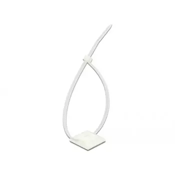 Montaggio per fascette DeLOCK 18834 bianco nylon 10 pezzi