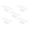 Montaggio per fascette DeLOCK 18834 bianco nylon 10 pezzi