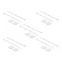 Montaggio per fascette DeLOCK 18834 bianco nylon 10 pezzi