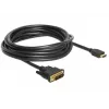 Adattatore cavo video DeLOCK 85586 DVI-D HDMI Type-A nero 5 m