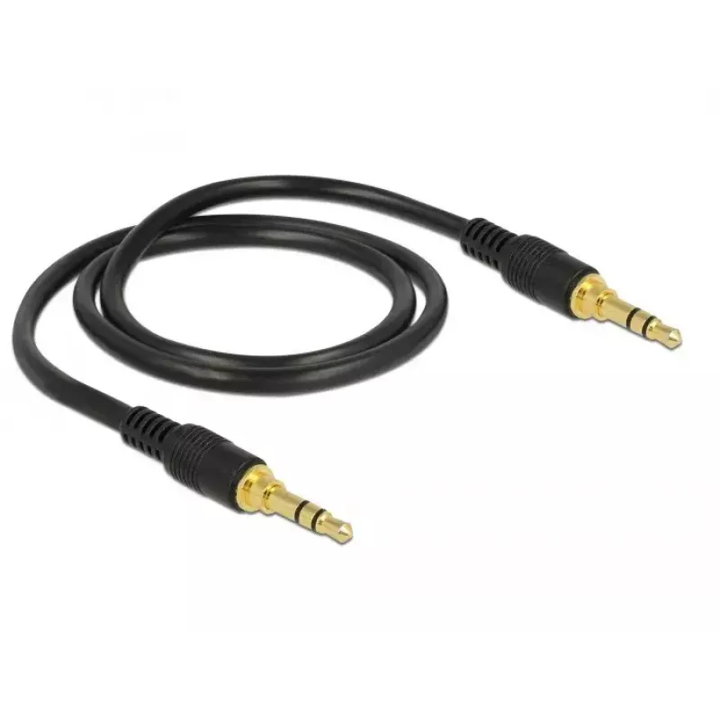 Cavo audio DeLOCK 85545 0,5 m 3,5 mm nero