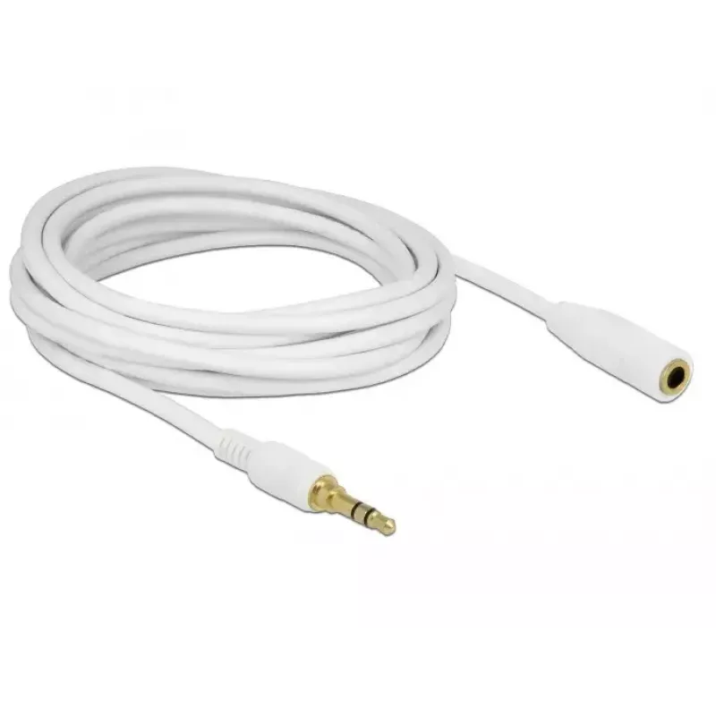 Cavo audio DeLOCK 85591 5 m 3,5 mm bianco
