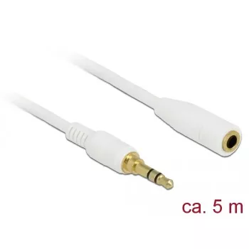 Cavo audio DeLOCK 85591 5 m 3,5 mm bianco