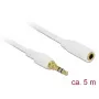 Cavo audio DeLOCK 85591 5 m 3,5 mm bianco