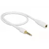 Cavo audio DeLOCK 85628 0,5 m 3,5 mm bianco