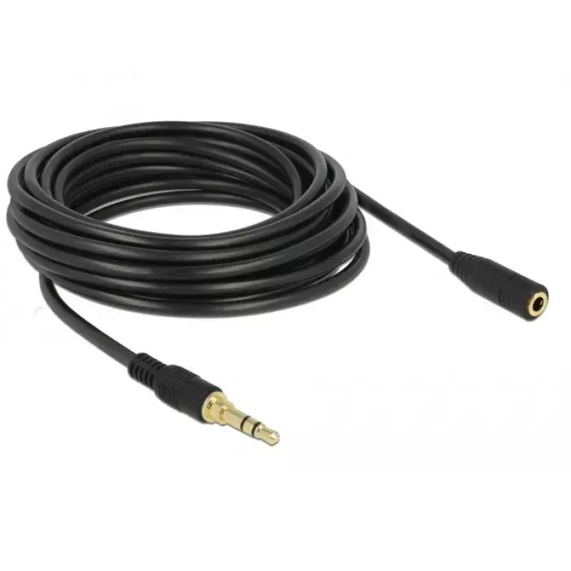 Cavo audio DeLOCK 85590 5 m 3,5 mm nero
