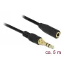 Cavo audio DeLOCK 85590 5 m 3,5 mm nero