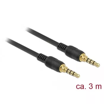 DeLOCK 85601 cavo audio 3 m 3,5 mm nero