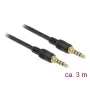 DeLOCK 85601 cavo audio 3 m 3,5 mm nero