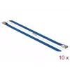 Fascette per cavi DeLOCK 18797 acciaio blu 200 mm 10 pz.