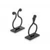 Ganci per cavi DeLOCK 60176 nero 10 pz.