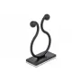 Ganci per cavi DeLOCK 60176 nero 10 pz.