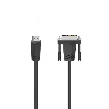 Hama 00205018 adattatore cavo video 1,5 m HDMI Type-A (standard) DVI-D nero