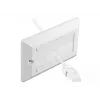Piastra a muro DeLOCK 66496 bianco