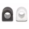 Fermacavi DeLOCK 18404 autochiudente adesivo 3 pz. nero bianco