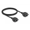 Cavo di rete DeLOCK Cat.6A RJ45 a RJ45 1 m nero