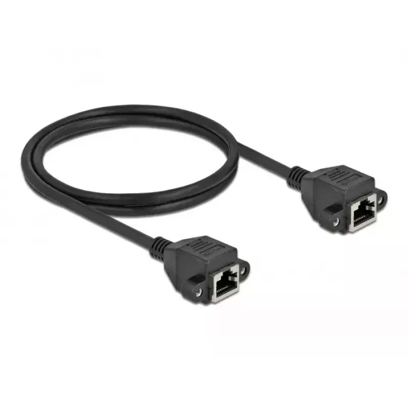 Cavo di rete DeLOCK Cat.6A RJ45 a RJ45 1 m nero
