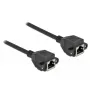 Cavo di rete DeLOCK Cat.6A RJ45 a RJ45 1 m nero