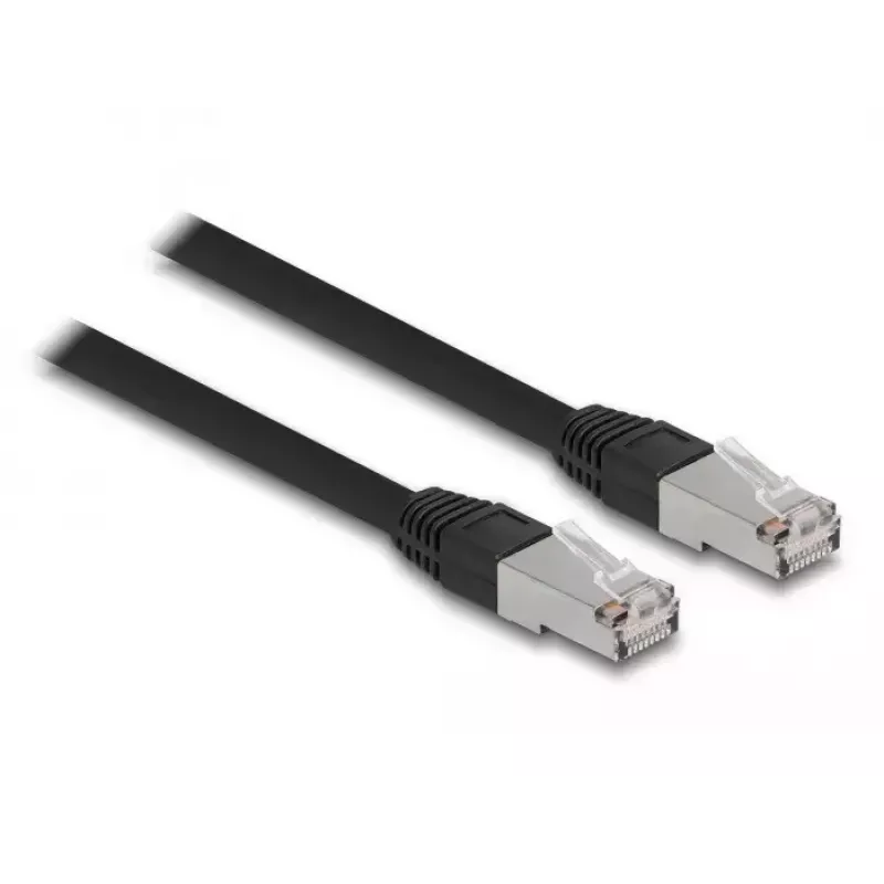Cavo di rete DeLOCK RJ45 Cat.6A 5 m nero