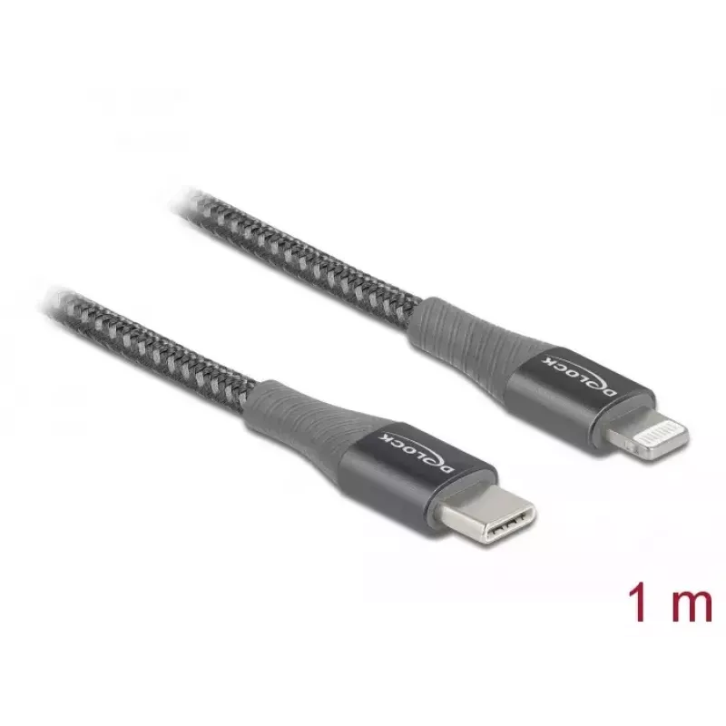 Cavo dati e ricarica USB Type-C a Lightning DeLOCK 86631