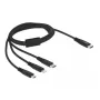 Cavo di ricarica USB DeLOCK 87149 3-in-1 USB Type-C a Lightning Micro USB 1 m