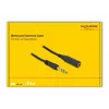 Prolunga jack stereo DeLOCK 86767 6,35 mm 5 m nero