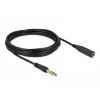 Prolunga jack stereo DeLOCK 86767 6,35 mm 5 m nero