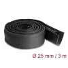 Guaina per cavi DeLOCK neoprene flessibile con cerniera 3 m x 100 mm nero