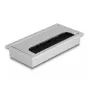 Passacavo DELOCK 66861 per scrivania, argento, 80×160×28 mm, 1 pz.