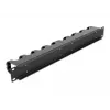 Pannello di gestione cavi DeLOCK 19 pollici 10 guide cavi chiuse 1U nero