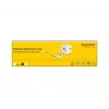 DeLOCK 11497 Cubo presa a 3 vie con cavo di prolunga da 1,5 m, caricatore USB, protezione bambini, bianco