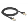 Cavo di rete DeLOCK RJ45 80318 maschio su maschio Cat.6A 2 m nero