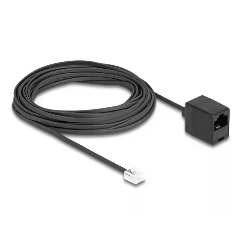 Cavo telefonico DeLOCK RJ11 maschio su RJ45 femmina nero 10 m