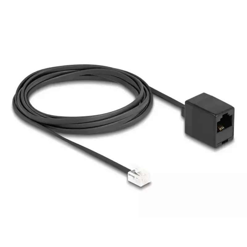 Cavo telefonico DeLOCK RJ11 maschio su RJ45 femmina nero 3 m