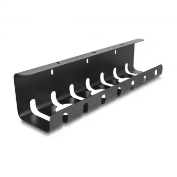 Fermacavi DeLOCK 88031 montaggio sottotavolo nero 2 pz set