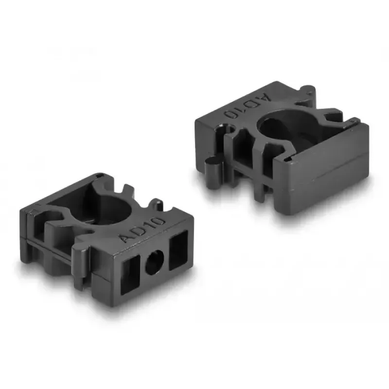 Fermacavi DeLOCK 60481 10 mm nero 8 pz